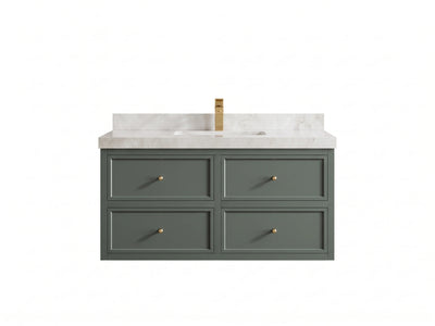 Roswell Floating 42 in. W x 22 in. D Single Sink Bathroom Vanity