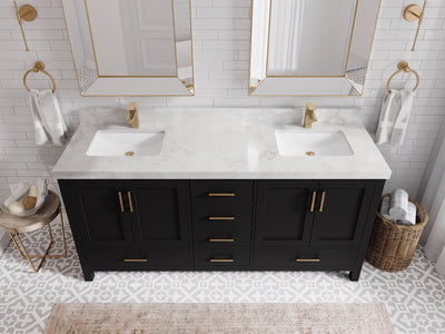 Malibu 72 in. W x 22 in. D Double Sink Bathroom Vanity