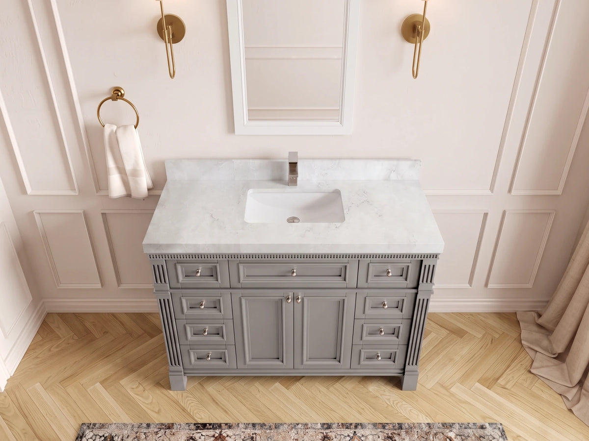 Paris 48 in. W x 22 in. D Single Sink Bathroom Vanity