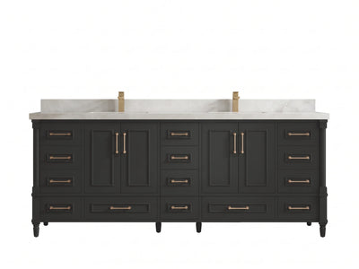 Aberdeen 84 in. W x 22 in. D Double Sink Bathroom Vanity