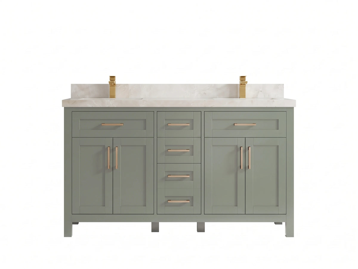 Cambridge 60 in. W x 22 in. D Double Sink Bathroom Vanity