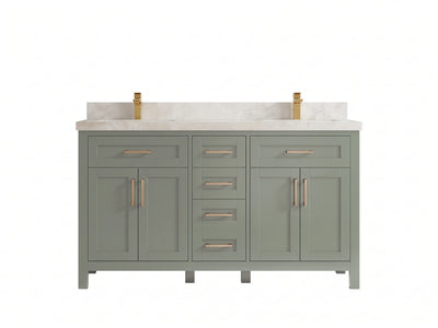 Cambridge 60 in. W x 22 in. D Double Sink Bathroom Vanity
