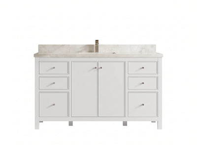 Chicago 60 in. W x 22 in. D Single Sink Bathroom Vanity