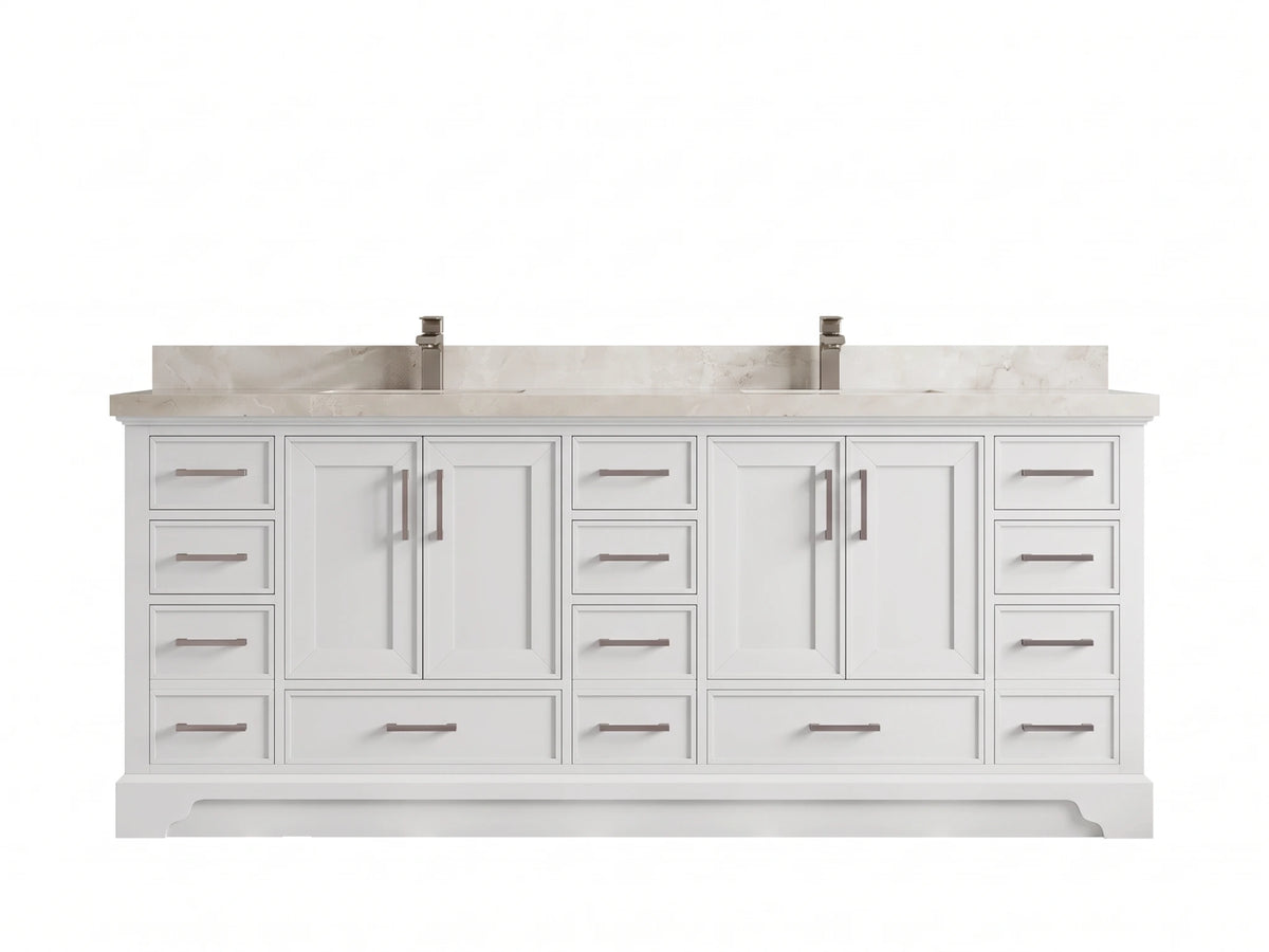 Charlotte 84 in. W x 22 in. D Double Sink Bathroom Vanity