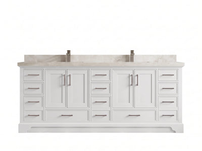 Charlotte 84 in. W x 22 in. D Double Sink Bathroom Vanity