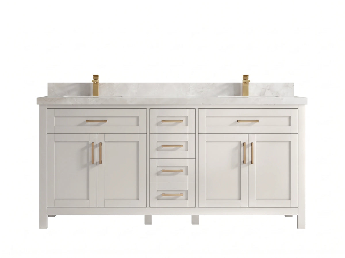 Cambridge 72 in. W x 22 in. D Double Sink Bathroom Vanity