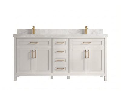 Cambridge 72 in. W x 22 in. D Double Sink Bathroom Vanity