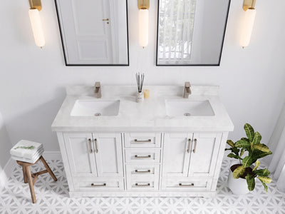 Boston 60 in. W x 22 in. D Double Sink Bathroom Vanity