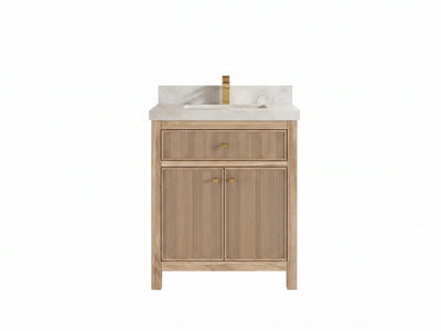 Sonoma Teak Wood 30 in. W x 22 in. D Single Sink Bathroom Vanity