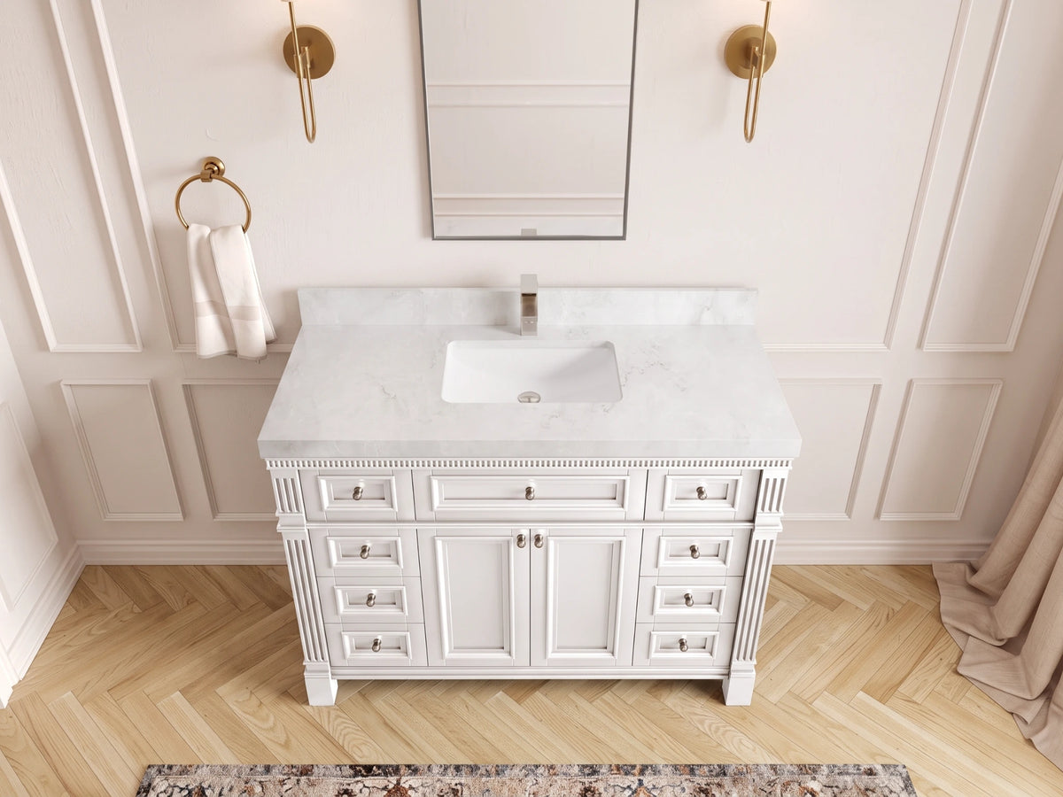 Paris 48 in. W x 22 in. D Single Sink Bathroom Vanity
