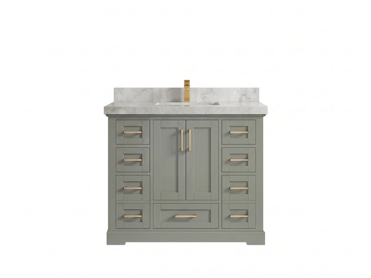 Boston 42 in. W x 22 in. D Single Sink Bathroom Vanity