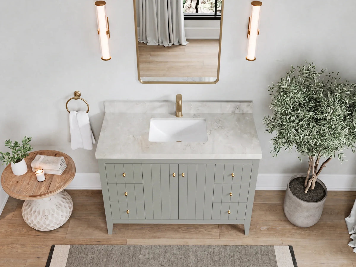Atlanta 48 in. W x 22 in. D Single Sink Bathroom Vanity