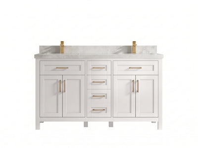 Cambridge 60 in. W x 22 in. D Double Sink Bathroom Vanity
