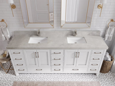 Malibu 84 in. W x 22 in. D Double Sink Bathroom Vanity