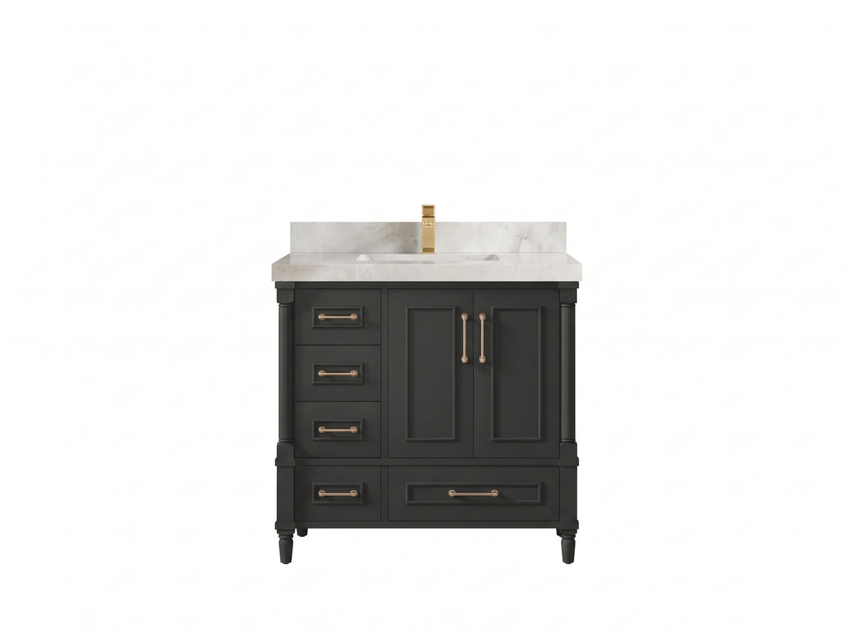 Aberdeen 36 in. W x 22 in. D Center Sink Bathroom Vanity