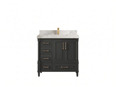 Aberdeen 36 in. W x 22 in. D Center Sink Bathroom Vanity
