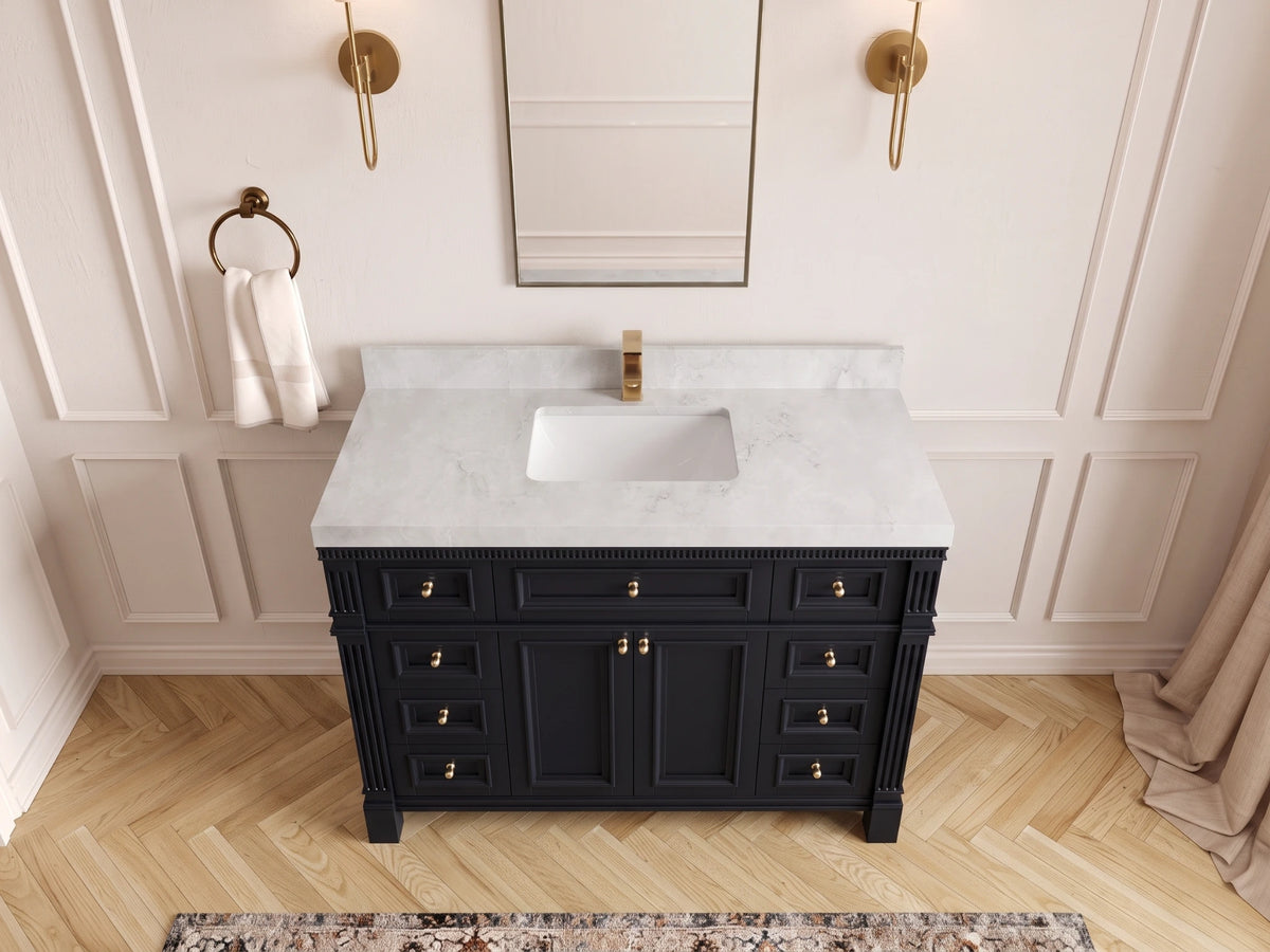 Paris 48 in. W x 22 in. D Single Sink Bathroom Vanity