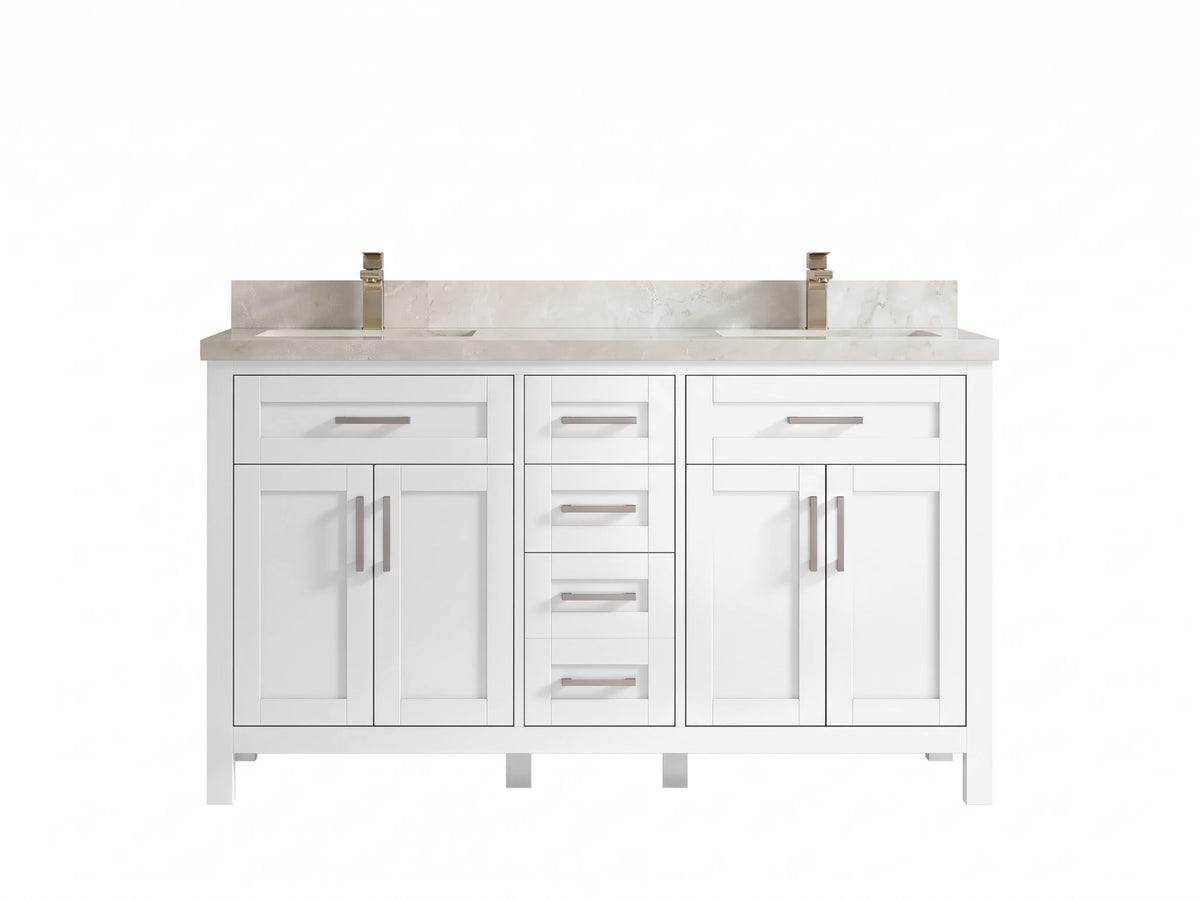 Cambridge 60 in. W x 22 in. D Double Sink Bathroom Vanity