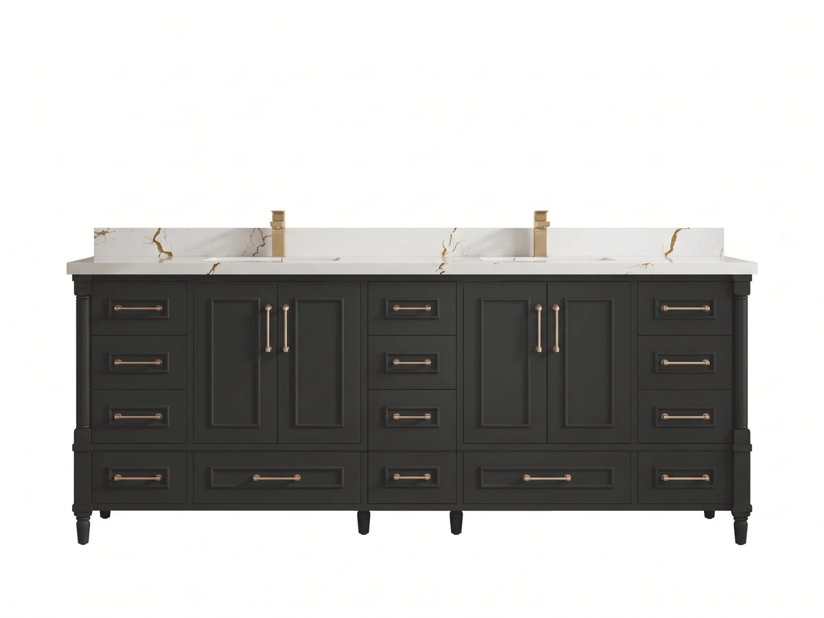 Aberdeen 84 in. W x 22 in. D Double Sink Bathroom Vanity