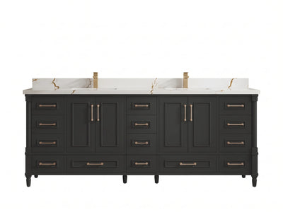 Aberdeen 84 in. W x 22 in. D Double Sink Bathroom Vanity