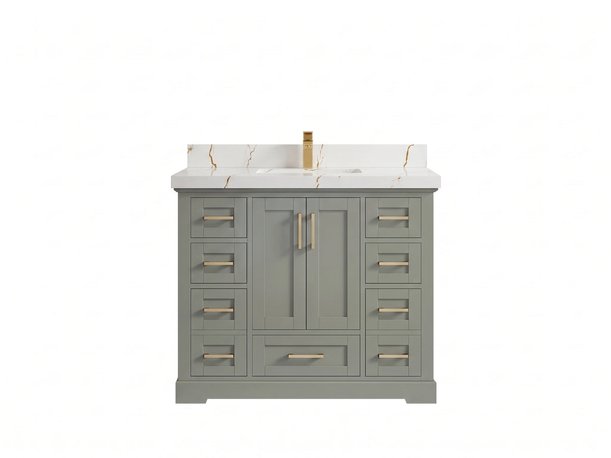Boston 42 in. W x 22 in. D Single Sink Bathroom Vanity