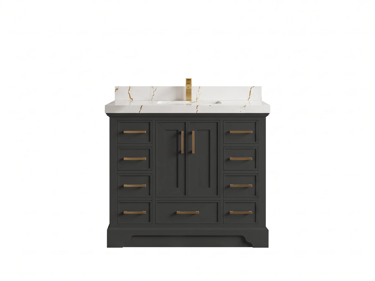 Charlotte 42 in. W x 22 in. D Single Sink Bathroom Vanity