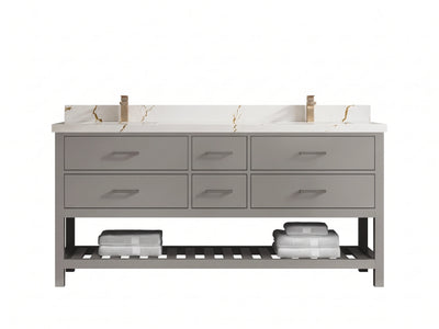 Parker 72 in. W x 22 in. D Double Sink Bathroom Vanity