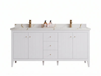 Atlanta 72 in. W x 22 in. D Double Sink Bathroom Vanity