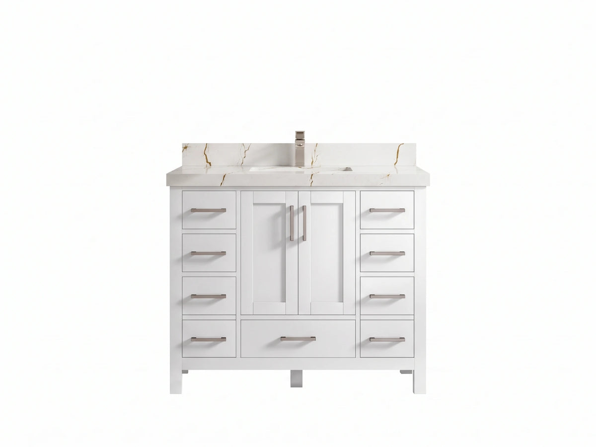 Malibu 42 in. W x 22 in. D Single Sink Bathroom Vanity