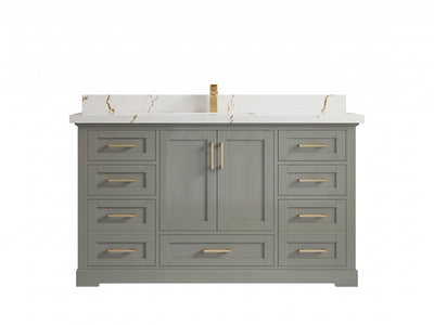 Boston 60 in. W x 22 in. D Single Sink Bathroom Vanity