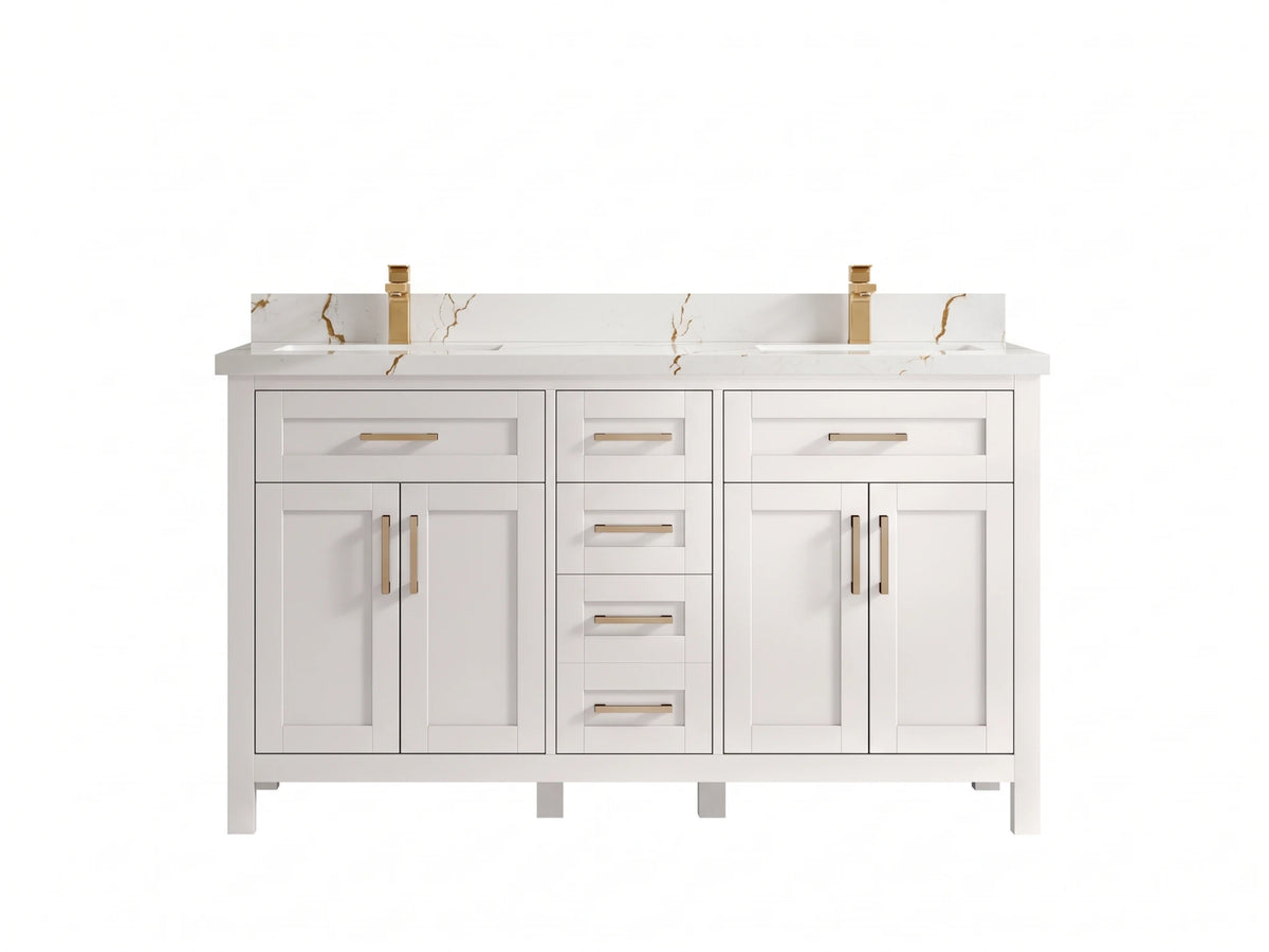 Cambridge 60 in. W x 22 in. D Double Sink Bathroom Vanity