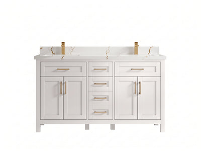 Cambridge 60 in. W x 22 in. D Double Sink Bathroom Vanity