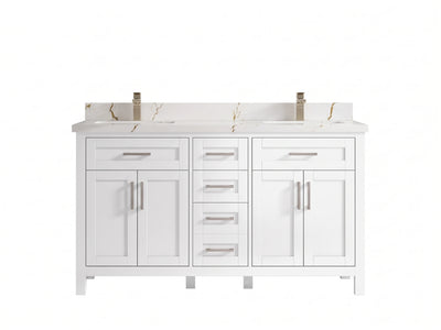 Cambridge 60 in. W x 22 in. D Double Sink Bathroom Vanity