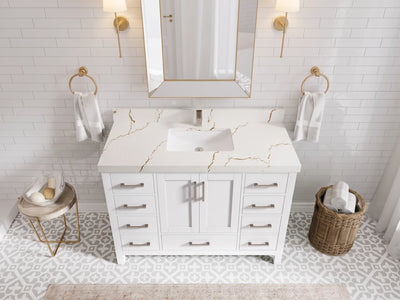 Malibu 48 in. W x 22 in. D Single Sink Bathroom Vanity