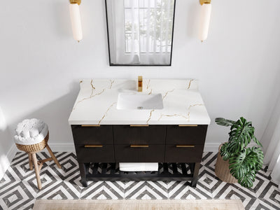 Catalina 48 in. W x 22 in. D Single Sink Bathroom Vanity