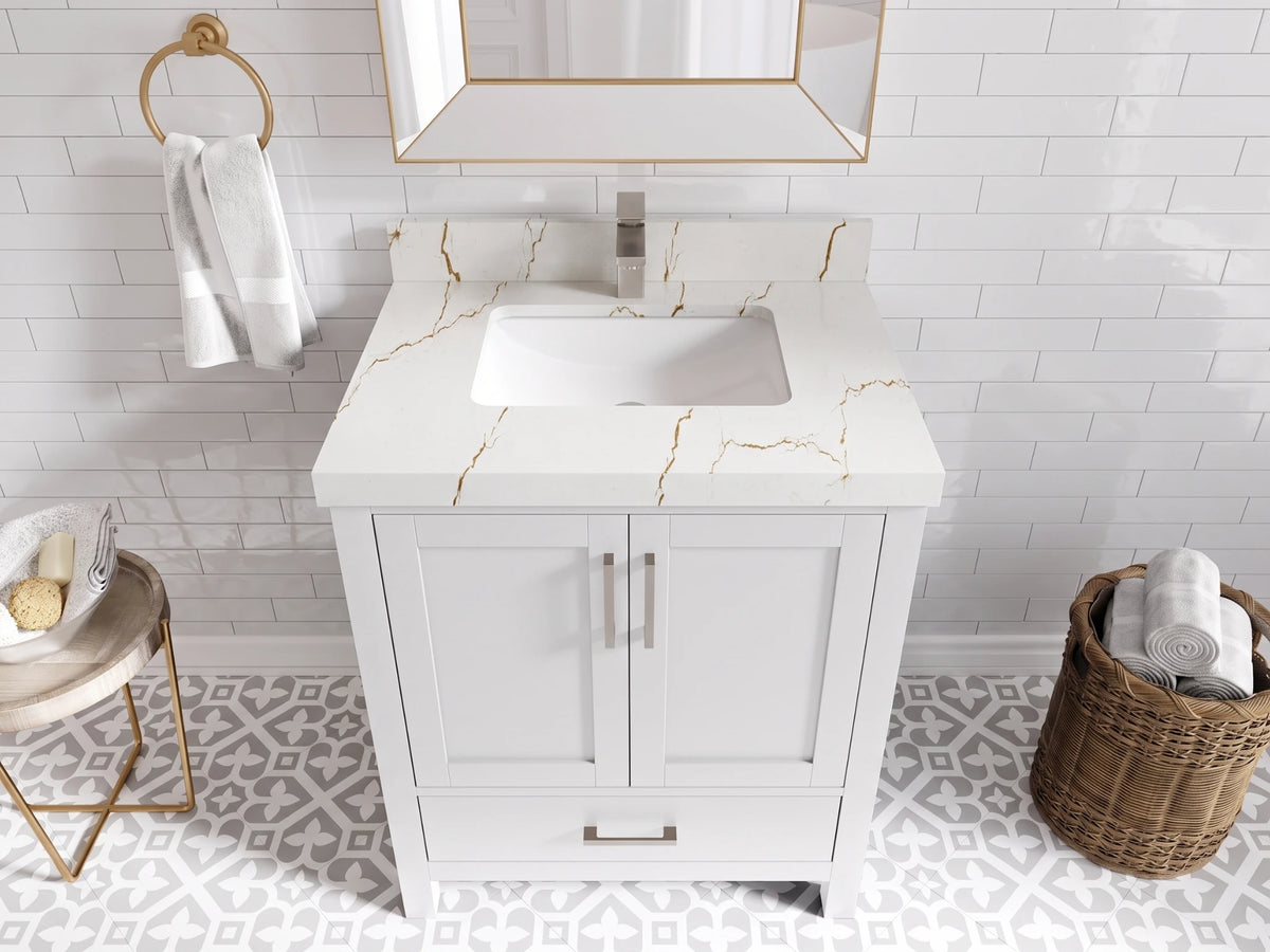 Malibu 30 in. W x 22 in. D Single Sink Bathroom Vanity