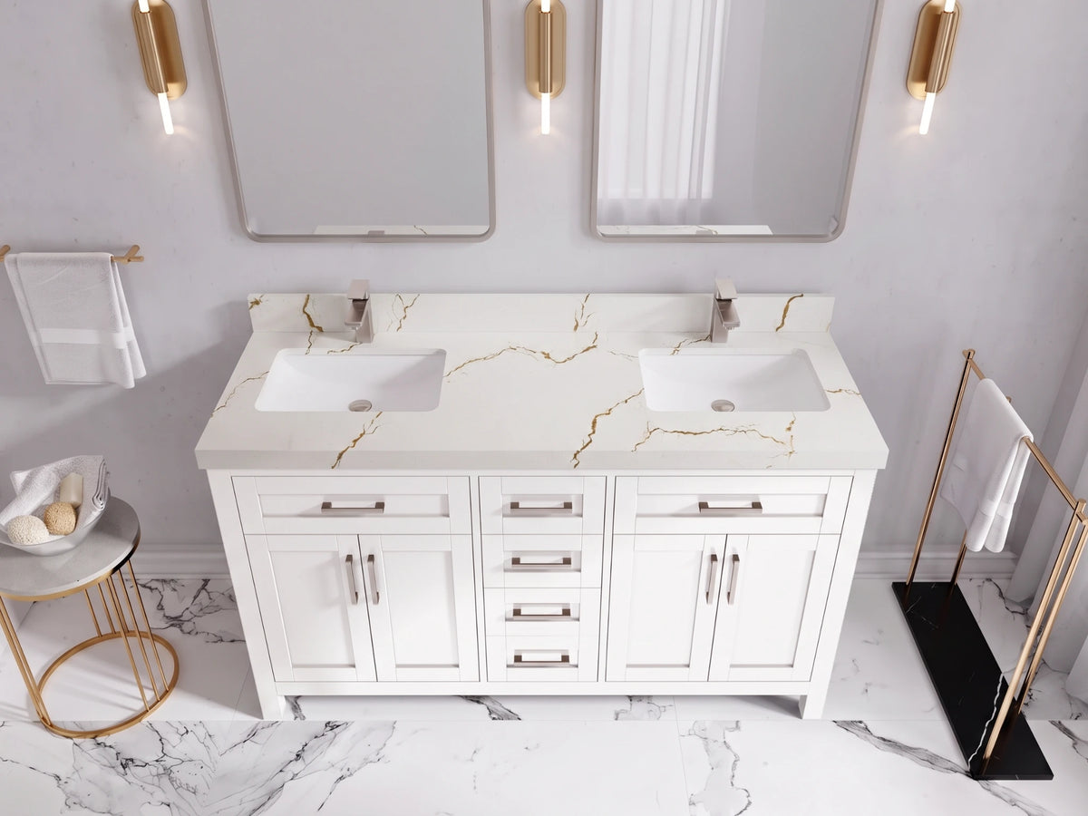 Cambridge 60 in. W x 22 in. D Double Sink Bathroom Vanity