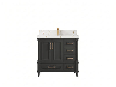 Aberdeen 36 in. W x 22 in. D Center Sink Bathroom Vanity