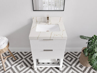 Catalina 24 in. W x 22 in. D Single Sink Bathroom Vanity