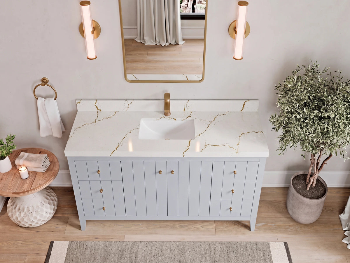 Atlanta 60 in. W x 22 in. D Single Sink Bathroom Vanity