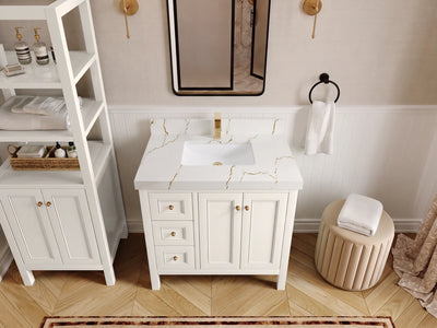 Nashville 36 in. W x 22 in. D Center Sink Bathroom Vanity