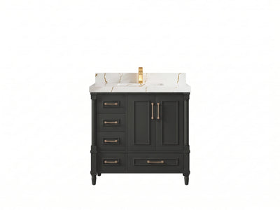 Aberdeen 36 in. W x 22 in. D Center Sink Bathroom Vanity