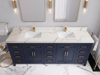 Cambridge 84 in. W x 22 in. D Double Sink Bathroom Vanity