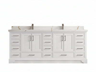Charlotte 84 in. W x 22 in. D Double Sink Bathroom Vanity