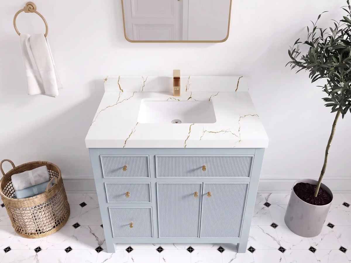 Sonoma 36 in. W x 22 in. D with Center Sink Bathroom Vanity