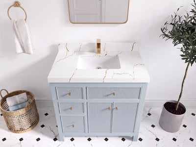 Sonoma 36 in. W x 22 in. D with Center Sink Bathroom Vanity