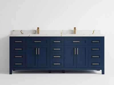 Cambridge 84 in. W x 22 in. D Double Sink Bathroom Vanity