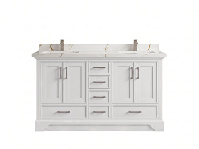 Charlotte 60 in. W x 22 in. D Double Sink Bathroom Vanity