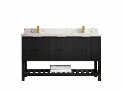 Catalina 60 in. W x 22 in. D Double Sink Bathroom Vanity