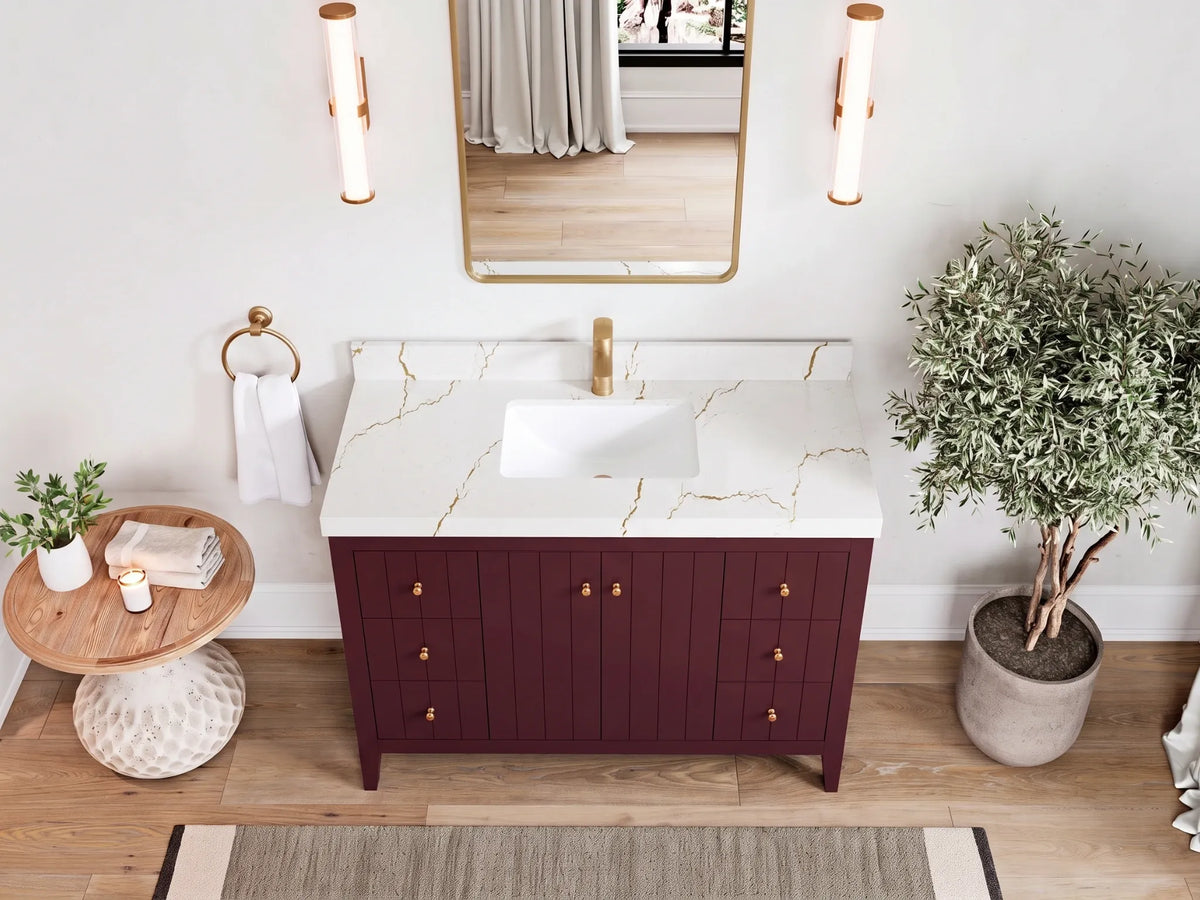 Atlanta 48 in. W x 22 in. D Single Sink Bathroom Vanity